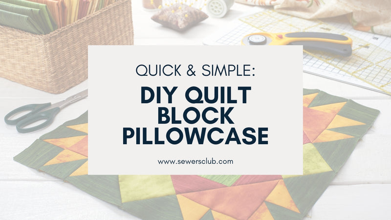 DIY Quilted Pillow Case Tutorial