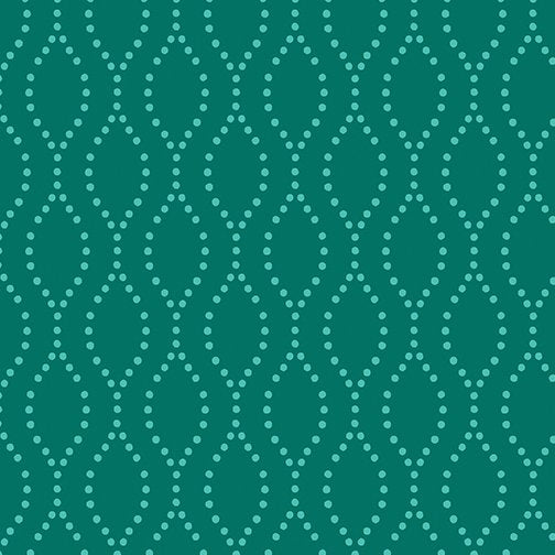 Sew Bloom - Ogee Dot Teal