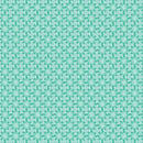 Blooming Denim - Aquamarine Shadow Geo