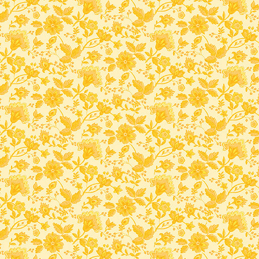 A Beautiful Life - Yellow Rose Brocade