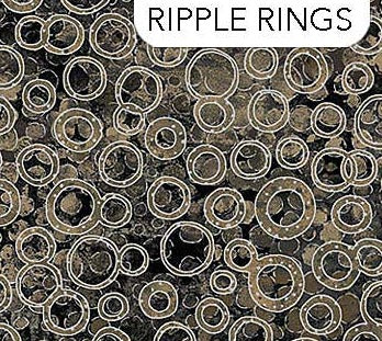 New Shimmer - Black Earth Ripple Rings