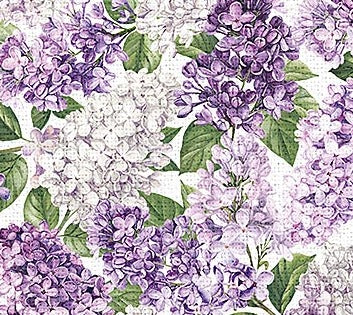 Lilac Garden - White Packed Lilacs