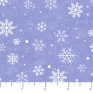 Twas The Night Before Christmas - Blue Snowflakes