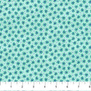 Berry Pickers - Turquoise Calico Flowers