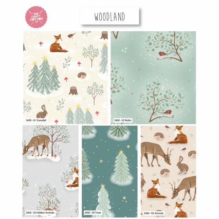 Woodland 5 Piece Fat Quarter Bundle