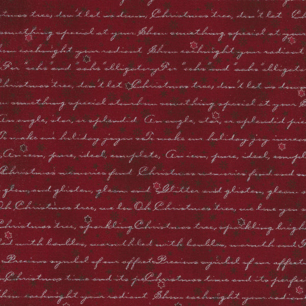 Frosty Snowflake - Red/Silver Writings