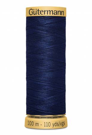 Gütermann Cotton 50 - 100m #6290 Solid Midnight Blue