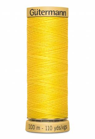 Gütermann Cotton 50 - 100m  #1640 Solid Canary Yellow