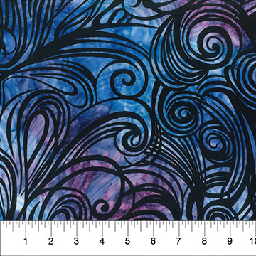 Color Me Banyan Swirls - Periwinkle Swirl