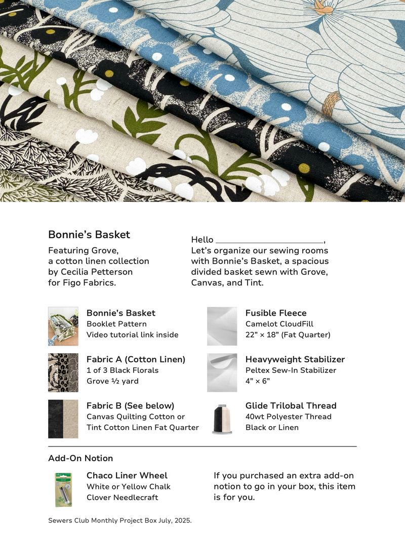 Bonnie's Basket Kit