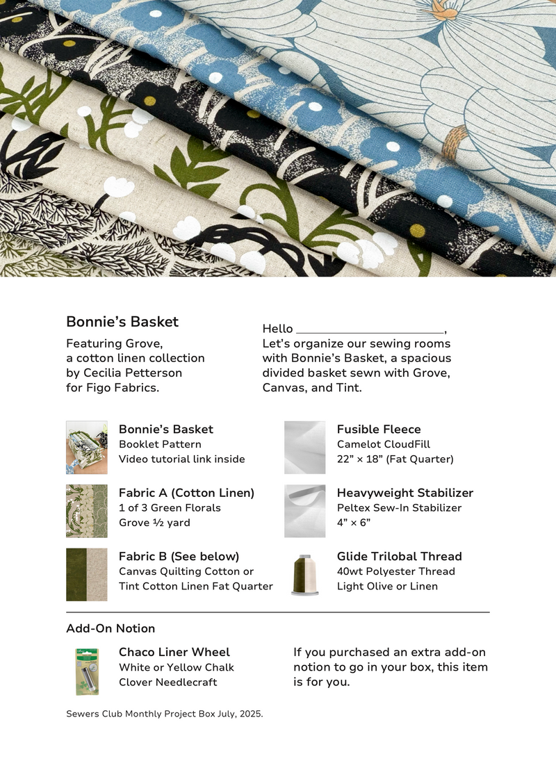 Bonnie's Basket Kit