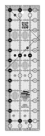 Creative Grids Quilt Ruler 3-1/2in x 12-1/2in