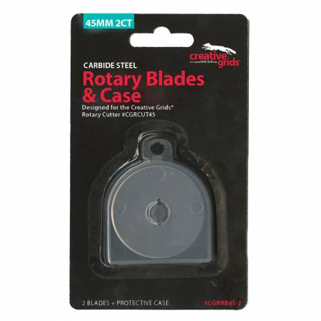 Creative Grids Rotary Blades and Case 2 Pack
