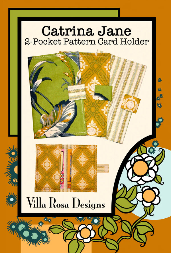 Catrina Jane 2 Pocket Pattern Card Holder