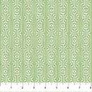 Deborah's Garden - Green Grid Stripe