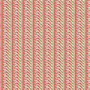 Vintage Christmas - White Multi Candy Stripe