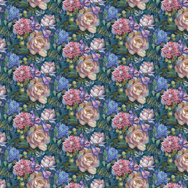 Elegance - Navy Multi Floral