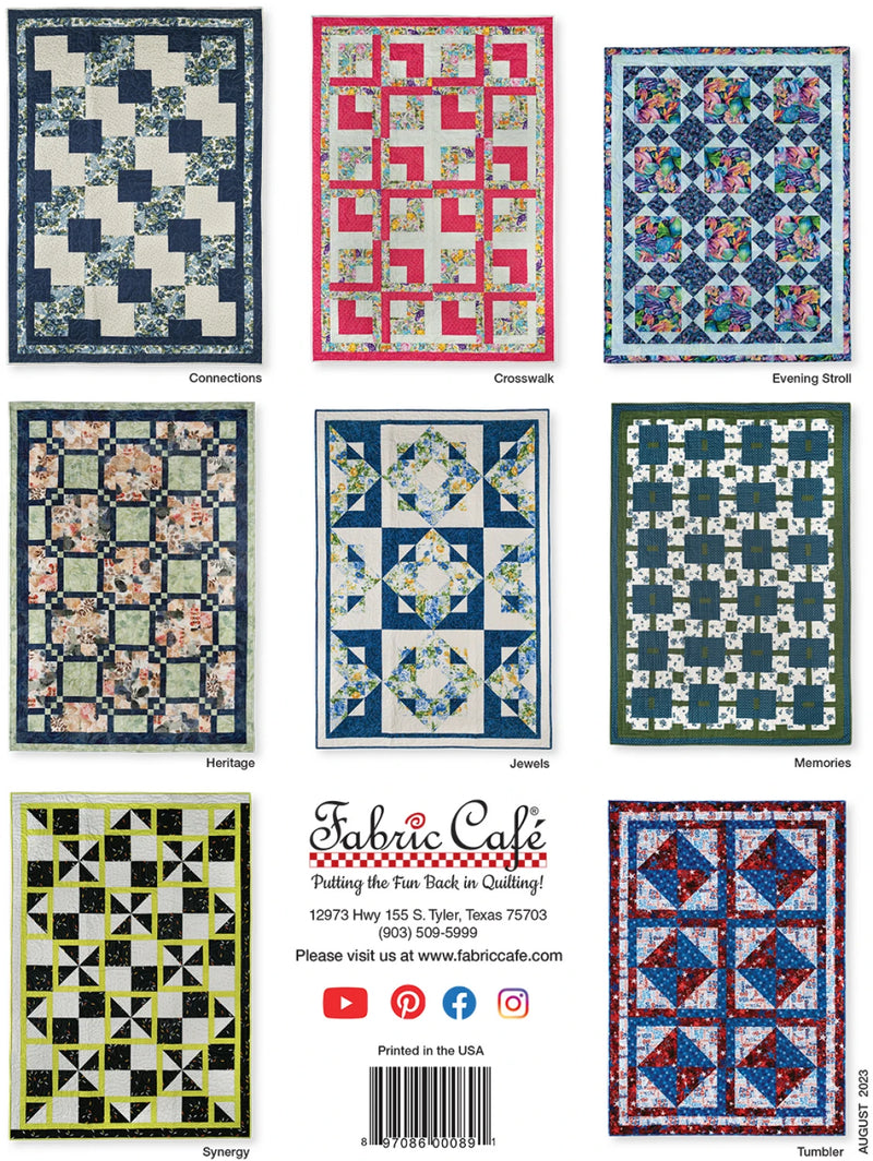 Fabric Cafe One Block 3 - Yard Quilts
