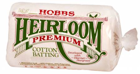 Batting Hobbs Heirloom Premium Cotton Blend 90in x 108in