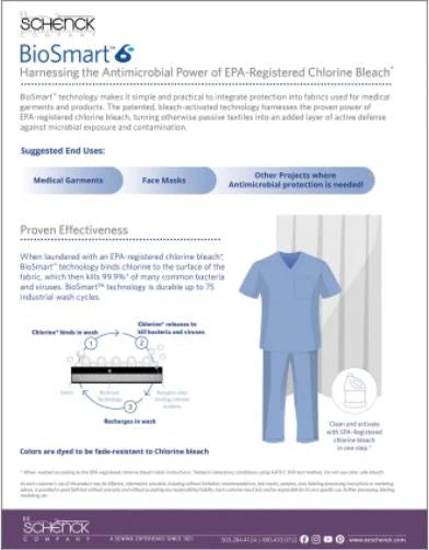Biosmart Antimicrobial Cloth - Medium Blue