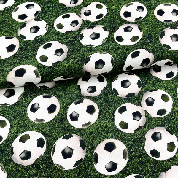 Sports Life - Grass and Soccer Balls