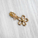 Vintage Gold Flower Pulls for