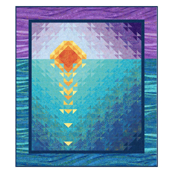 Sunset At Sea Quilt Pattern