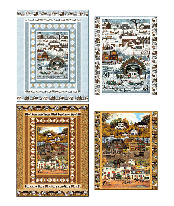 Village Seasons Quilt Pattern