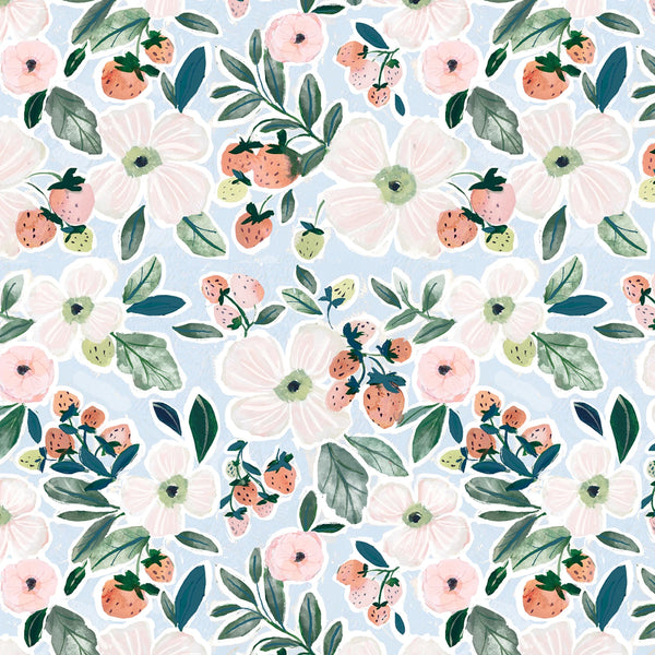 Strawberry Jam - Multi Strawberry Jam Floral