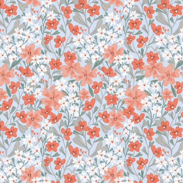 Strawberry Jam - Multi Floral Hearts