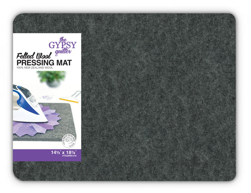 The Gypsy Quilter Felted Wool Pressing Mat 14-1/3in x 18-7/8in