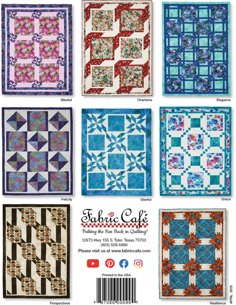 Fabric Cafe Big Block 3 Yard Quilts
