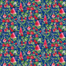 Sweet Summer - Navy Berry Blossoms