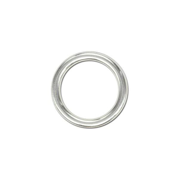 3/4" Nickle Plated Solid Ring - 2 Rings