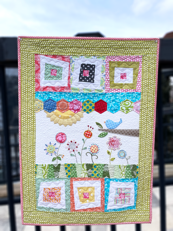 Wonky Wildflowers Quilt And Needle Art Pattern