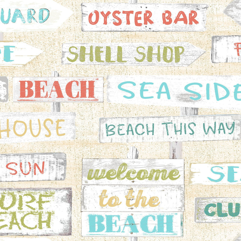 Beach Travel - Beach Signs