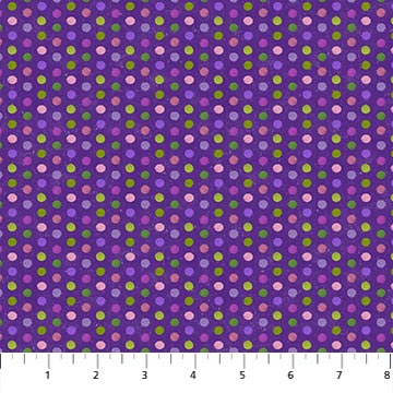 Life Happens - Purple Multi Dots