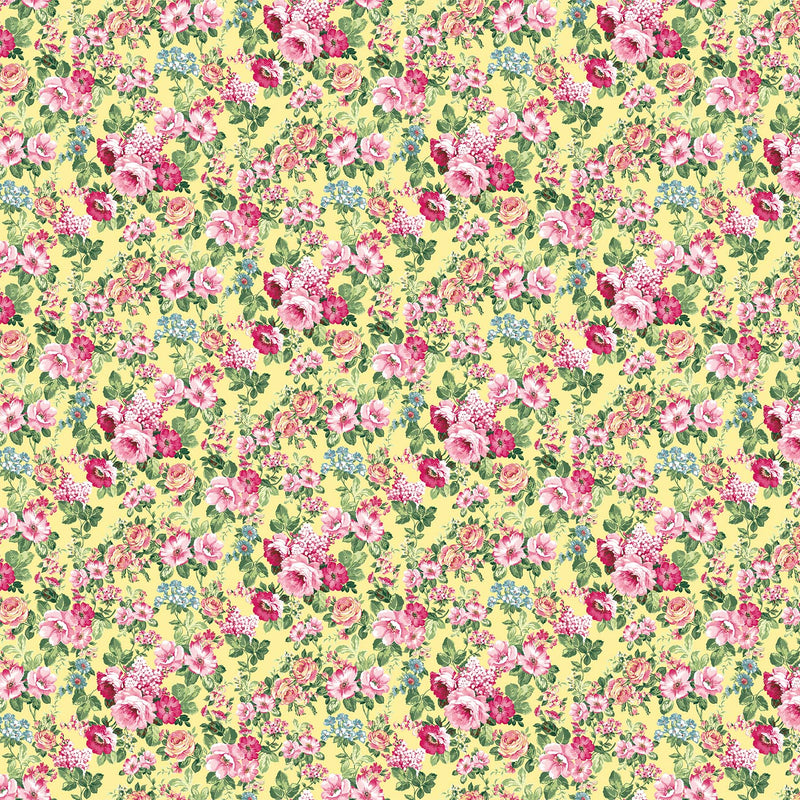 Tea For Two - Yellow Feature Floral