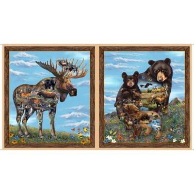 Moose and Bear Panel