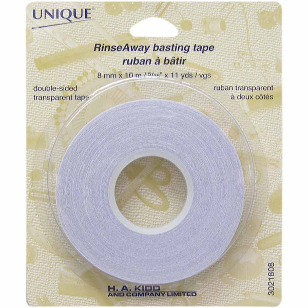 UNIQUE - Rinse-Away Basting Tape 8mm x 10m (1⁄4″ x 11yd)