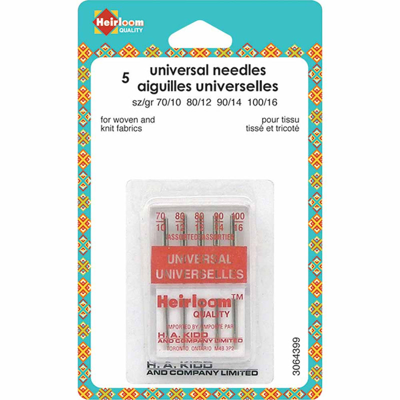 HEIRLOOM Machine Universal Needles - Assorted Sizes