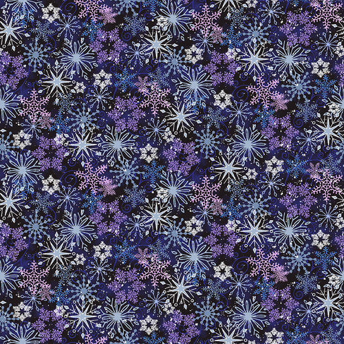 Flurry Friends - Purple Snowflake