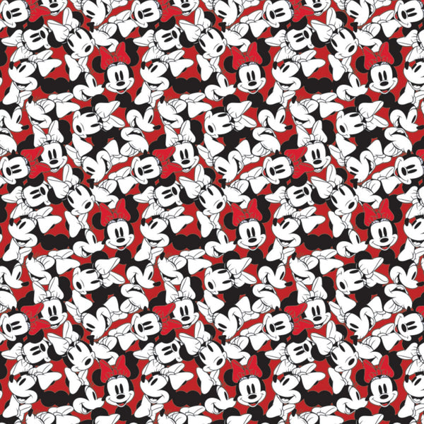 Disney Minnie Mouse Dreaming in Dots - Tossed Stack Red