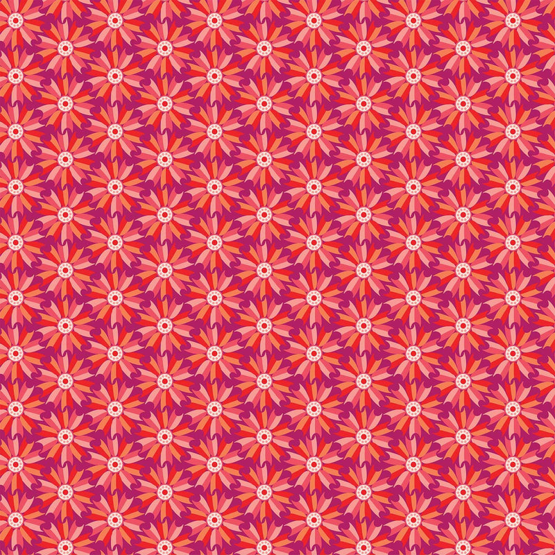 Midsommar - Rayon Red Windmill Flower