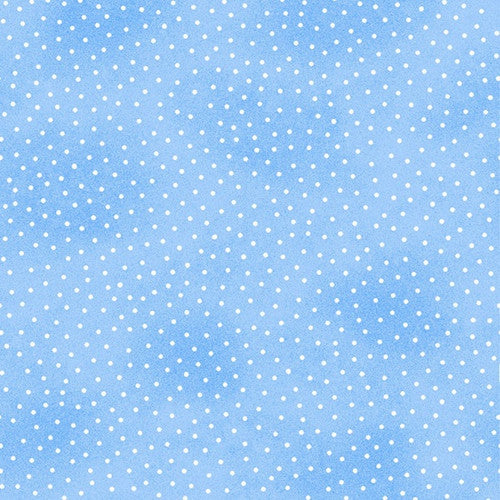Comfy Prints Flannel - Blue Dots