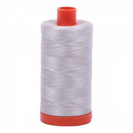 Mako Cotton Thread Solid 50wt 1422yds - Aluminium