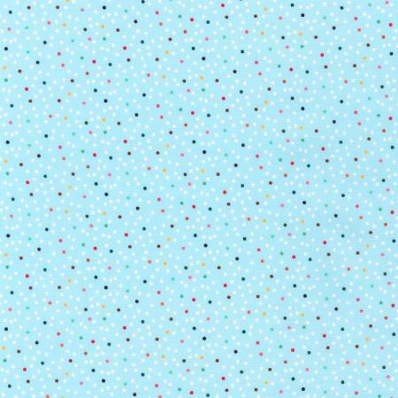 Bright Days - Blue Multi Dot Toss
