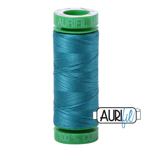 Mako Cotton Embroidery Thread 40wt 164yds Turquoise