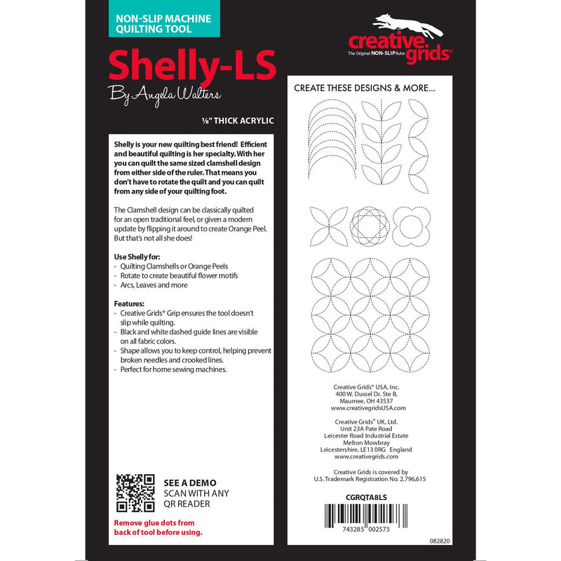 Creative Grids Low Shank Machine Quilting Tool Shelly