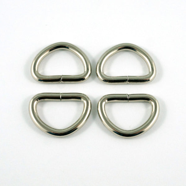 D-rings for 1/2in Straps Nickel